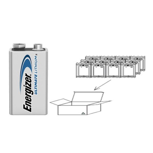 Energizer Battery Lithium 9V 12Pk L522